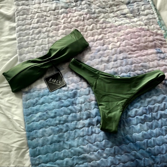 ZAFUL Bandeau Bikini BNWT 🌿 - Picture 3 of 6